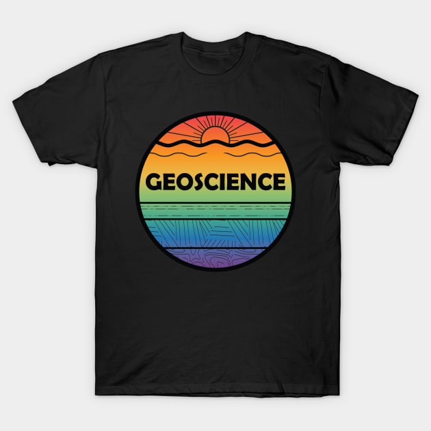 Gay Pride Geoscience Cross Section T-Shirt by Gottalottarocks